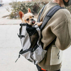 Portable pet dog carrier bag backpack in multiple colors for outdoor travel